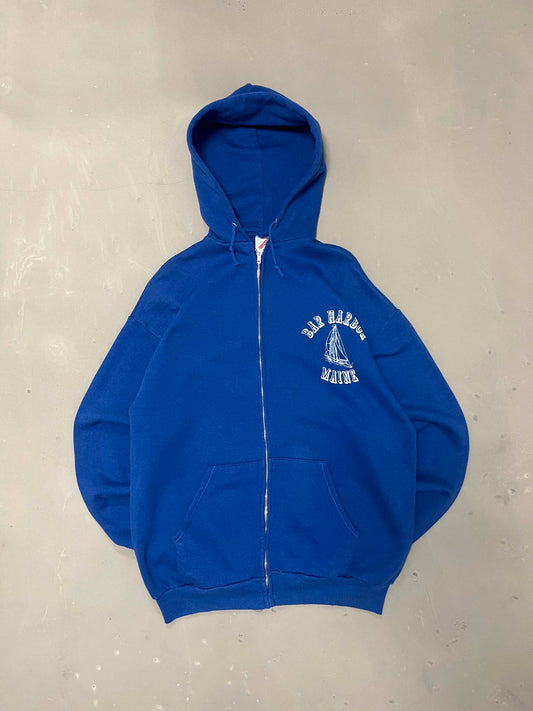 Vintage harbor zip up hoodie - XL