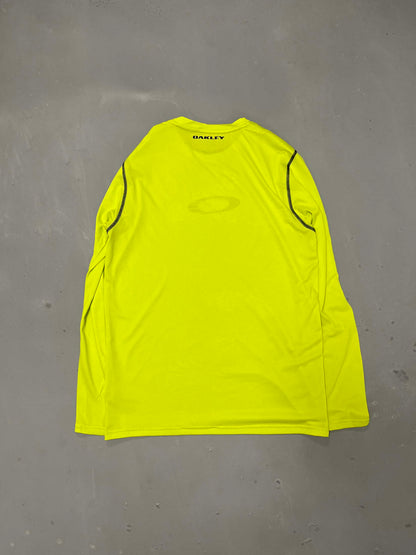 Vintage Oakley neon technical shirt - M