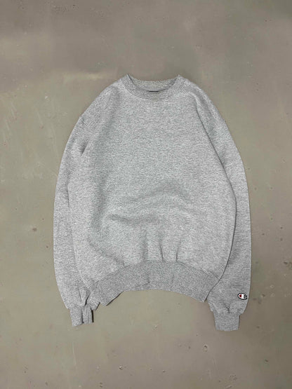 Vintage Champion grey blank sweatshirt - M