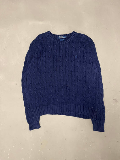 Vintage Ralph Lauren cable knit sweater - L