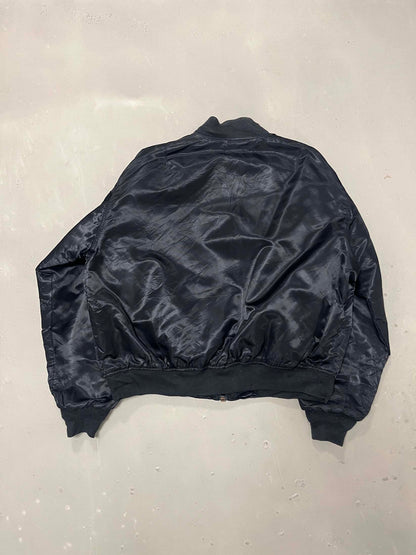 Vintage Aviation black bomber jacket - L